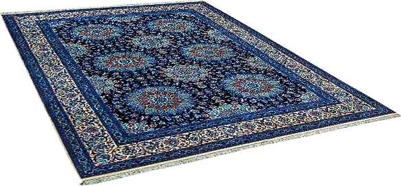 قالیشویی سروش اصفهان - قالی آبی